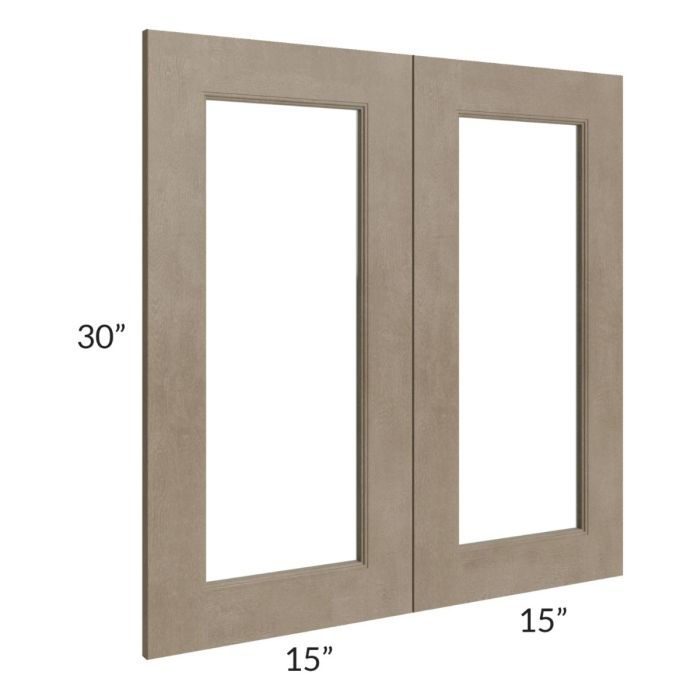 Cobblestone Grey 30x30 Glass Door