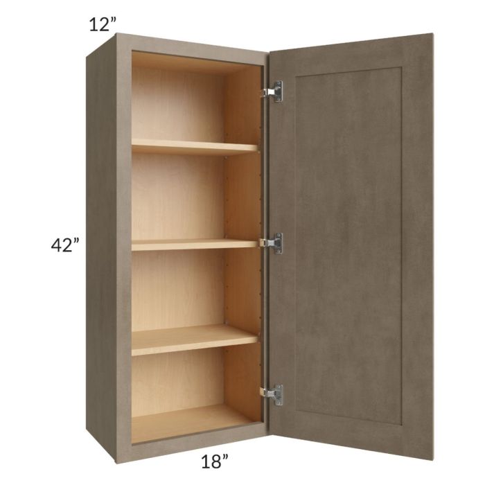 Cobblestone Grey 18x42 Wall Cabinet