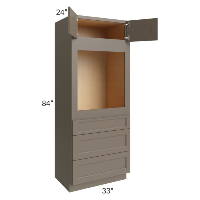 Tuscan Stone 33x84 Oven Cabinet