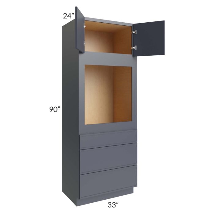 Vienna Indigo 33x90 Oven Cabinet