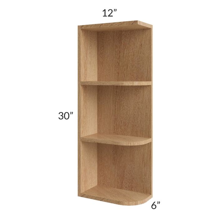 Tuscan Timber 6x30 Open End Wall Cabinet €“ Left Opening