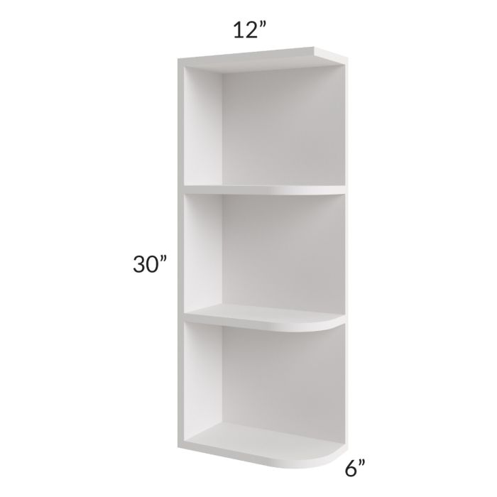 Vienna Cloud 6x30 Open End Wall Cabinet – Left Opening