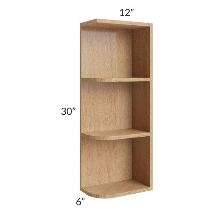Tuscan Timber 6x30 Open End Wall Cabinet €“ Right Opening