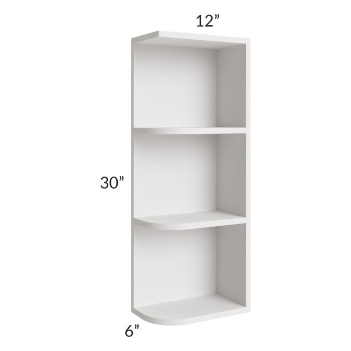 Vienna Cloud 6x30 Open End Wall Cabinet – Right Opening