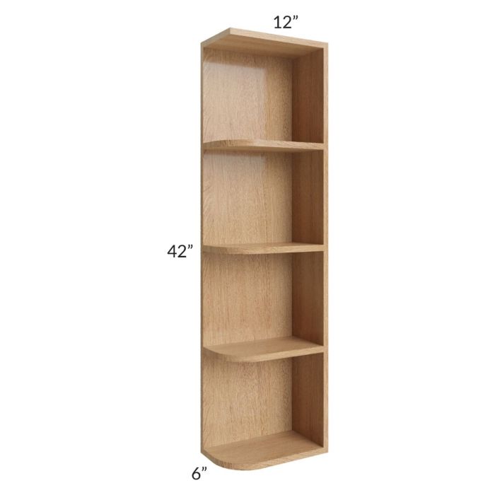 Midtown Timber Shaker 6x42 Open End Wall Cabinet – Right Opening