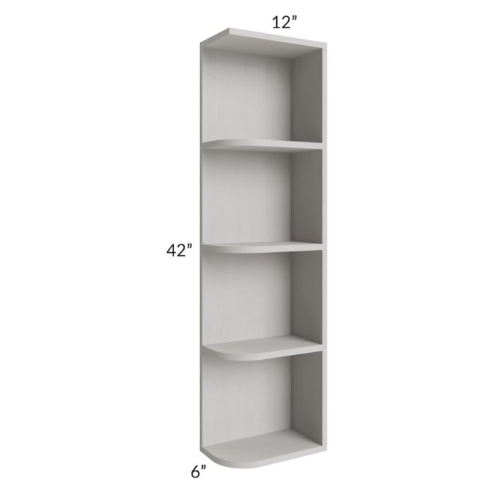 Salem Light Grey 6x42 Open End Wall Cabinet – Right Opening