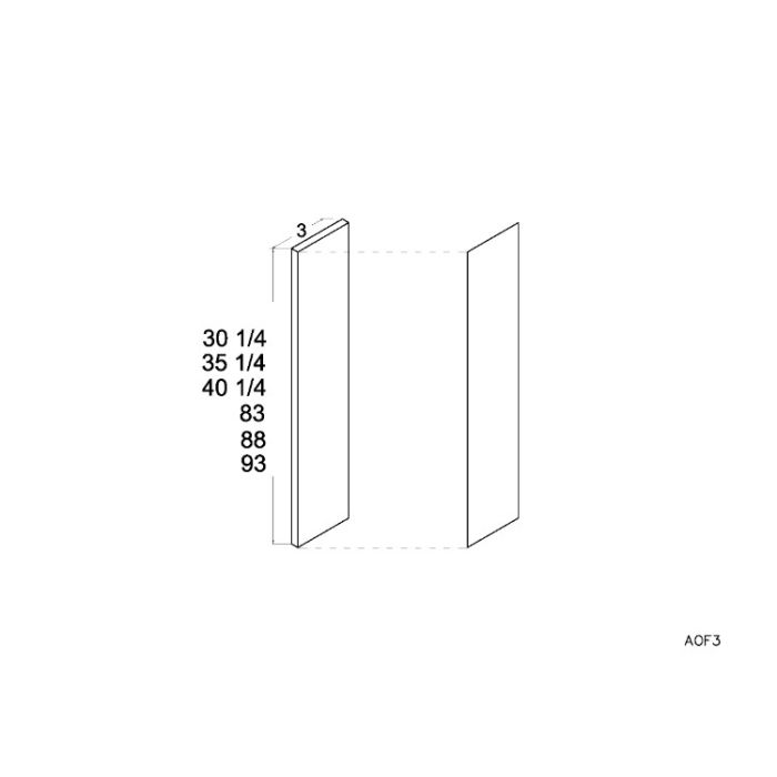 
Euro Grey 2-7/8 x 88 Overlay Filler
