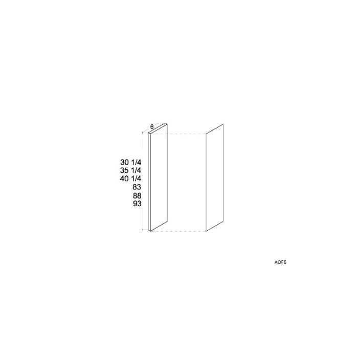 Harbor Navy 5-7/8 x 88 Overlay Filler