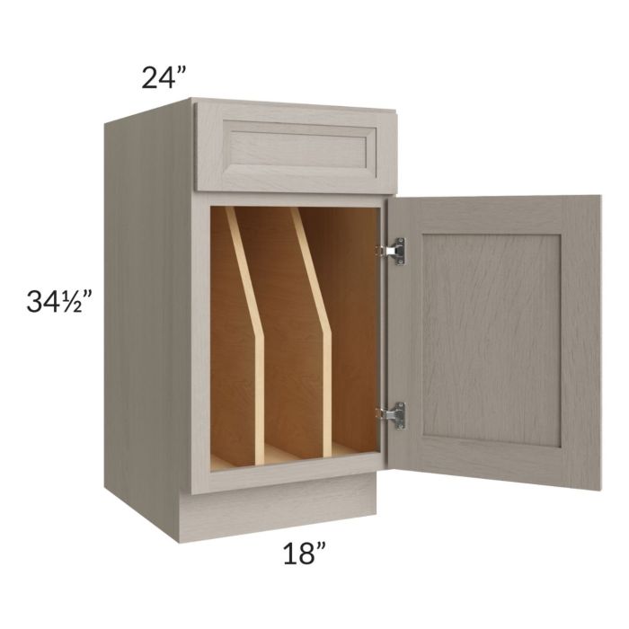 Catalina Mist 18" Tray Divider Base Cabinet