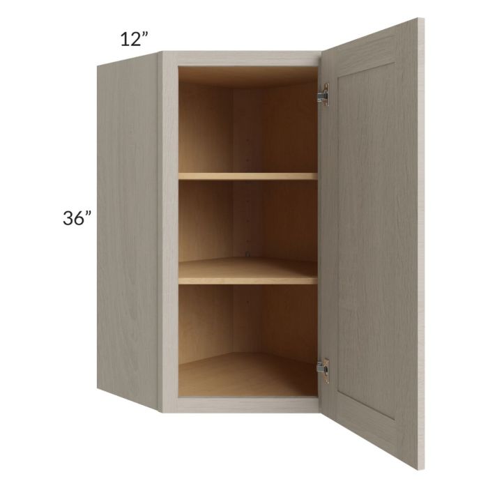 Catalina Mist 24x36 Wall Diagonal Corner Cabinet