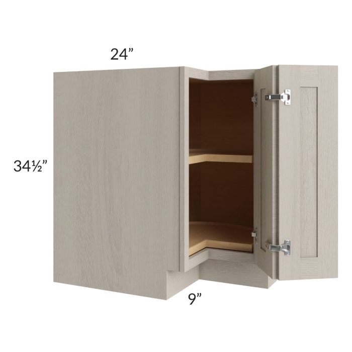 Catalina Mist 33" Lazy Susan Base Cabinet
