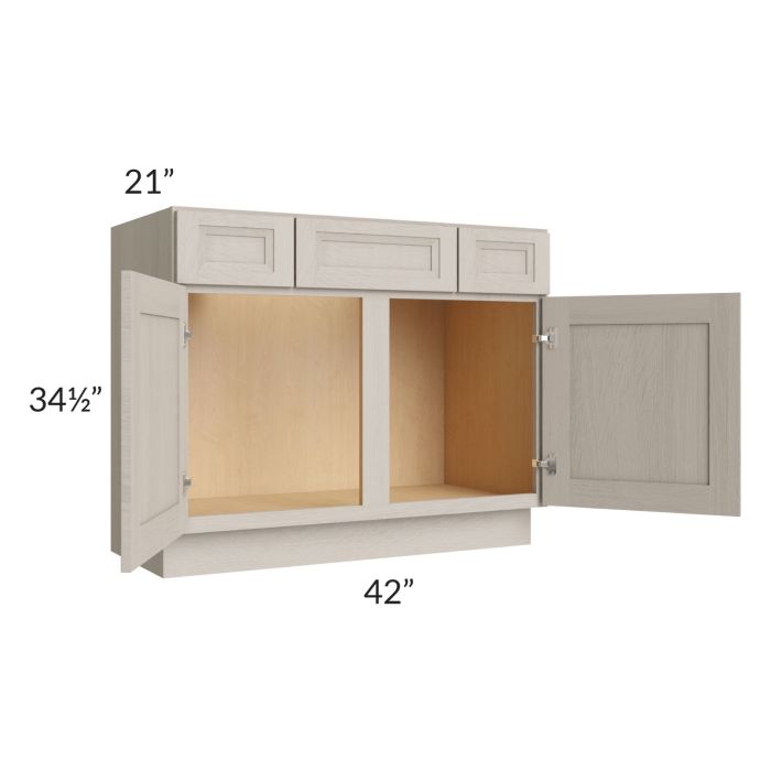 Catalina Mist 42" Vanity Base Cabinet