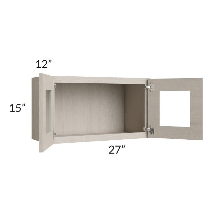 Catalina Mist 27x15 Decorative Wall Cabinet