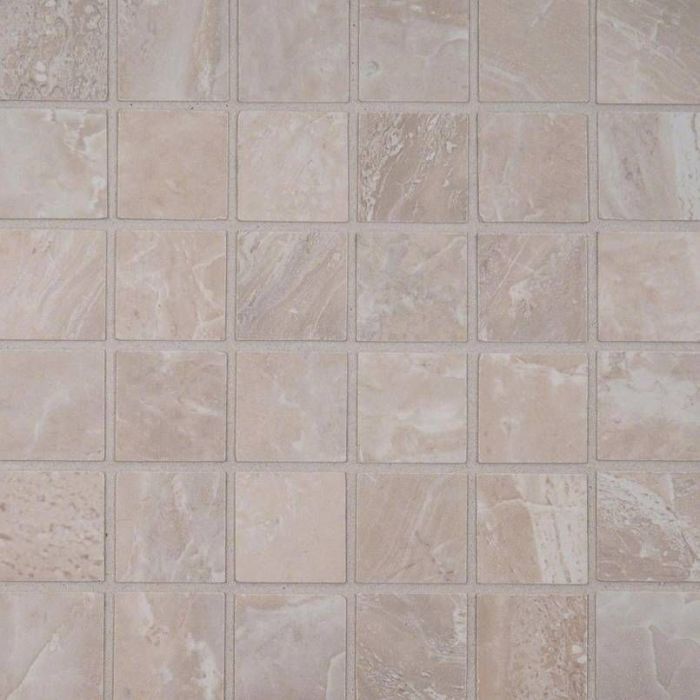 Onyx Grigio 2 x 2 Mosaic Polished Porcelain Tile