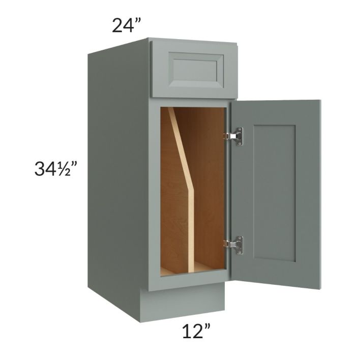 Catalina Meadow Green 12" Tray Divider Base Cabinet