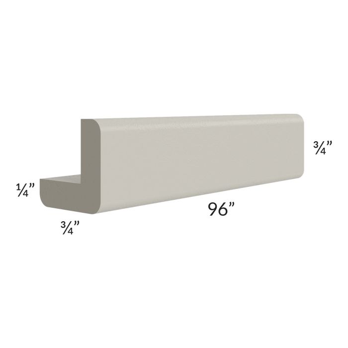 Stratton Light Grey Shaker 96" Outside Corner Molding