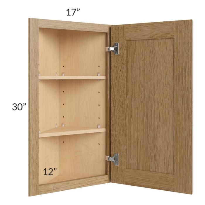 Catalina Toffee 12x30 Angle Wall Cabinet