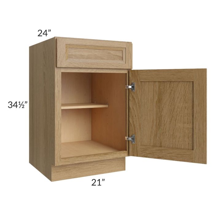 Catalina Toffee 21" Base Cabinet