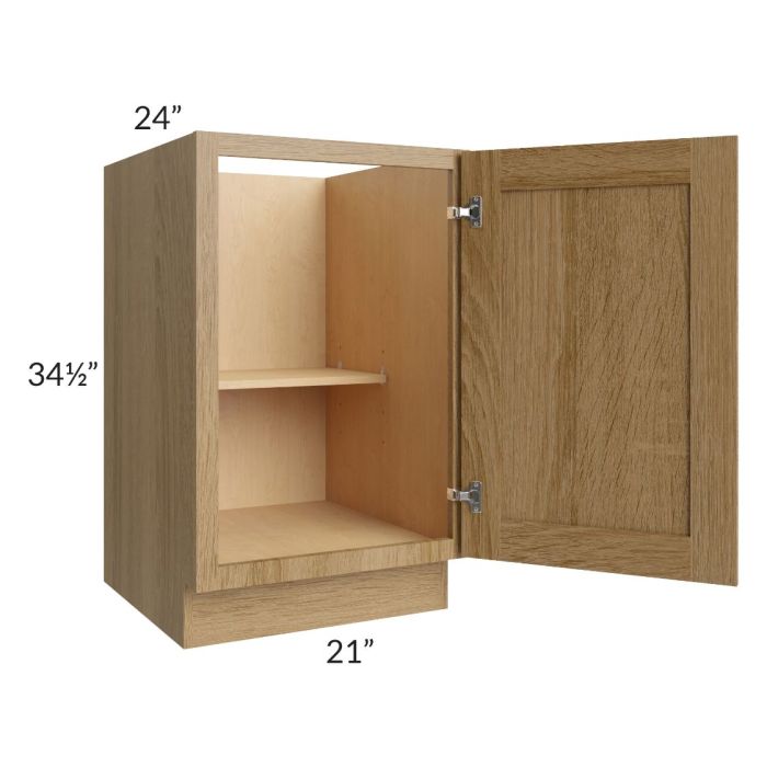 Catalina Toffee 21" Full Height Door Base Cabinet