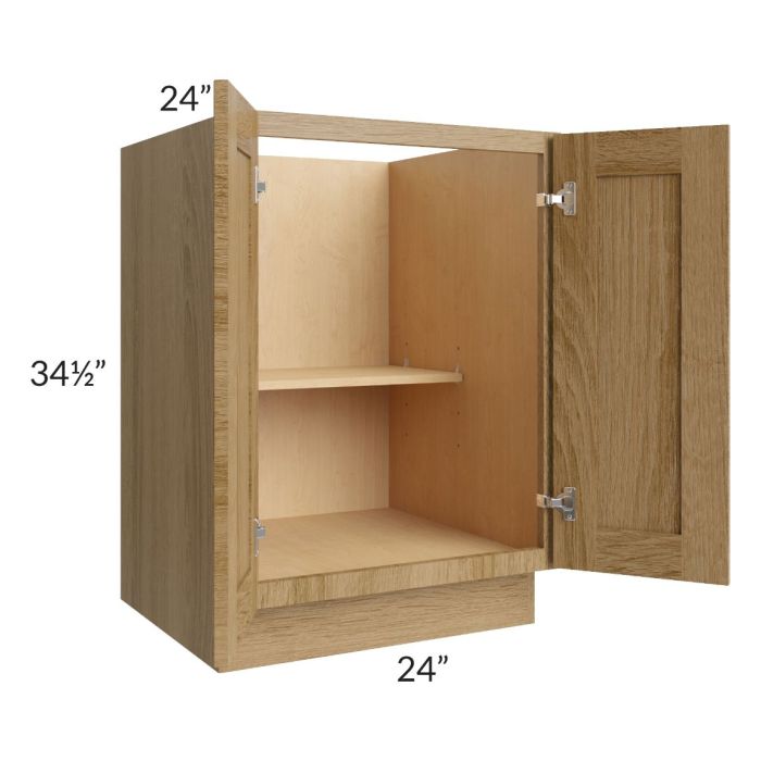 Catalina Toffee 24" Full Height Door Base Cabinet