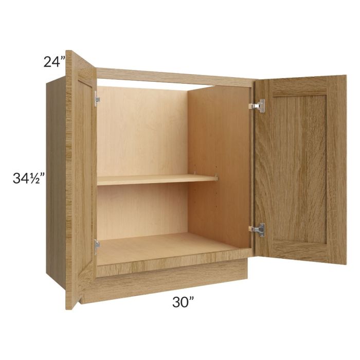 Catalina Toffee 30" Full Height Door Base Cabinet