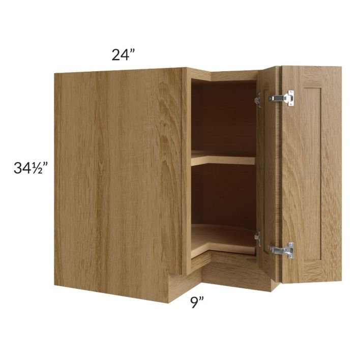 Catalina Toffee 33" Lazy Susan Base Cabinet