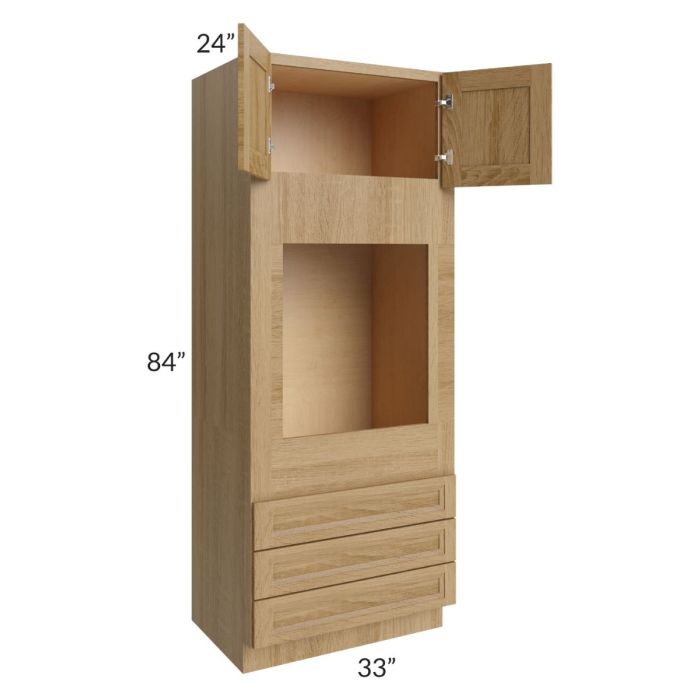 Catalina Toffee 33x84x24 Oven Cabinet