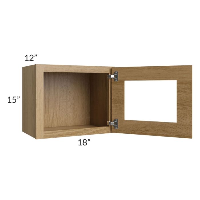 Catalina Toffee 18x15 Decorative Wall Cabinet