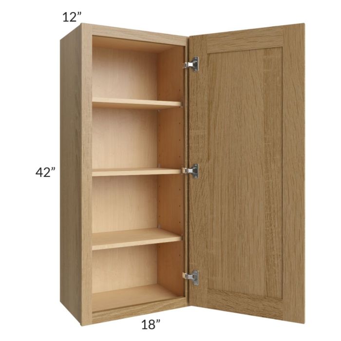 Catalina Toffee 18x42 Wall Cabinet