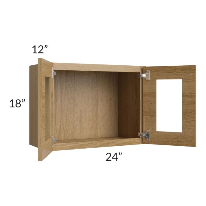 Catalina Toffee 24x18 Decorative Wall Cabinet