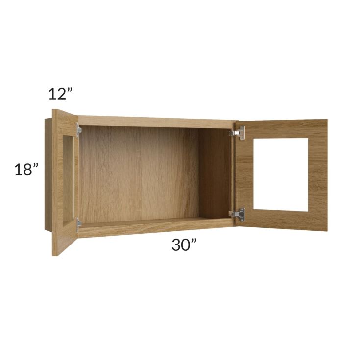 Catalina Toffee 30x18 Decorative Wall Cabinet