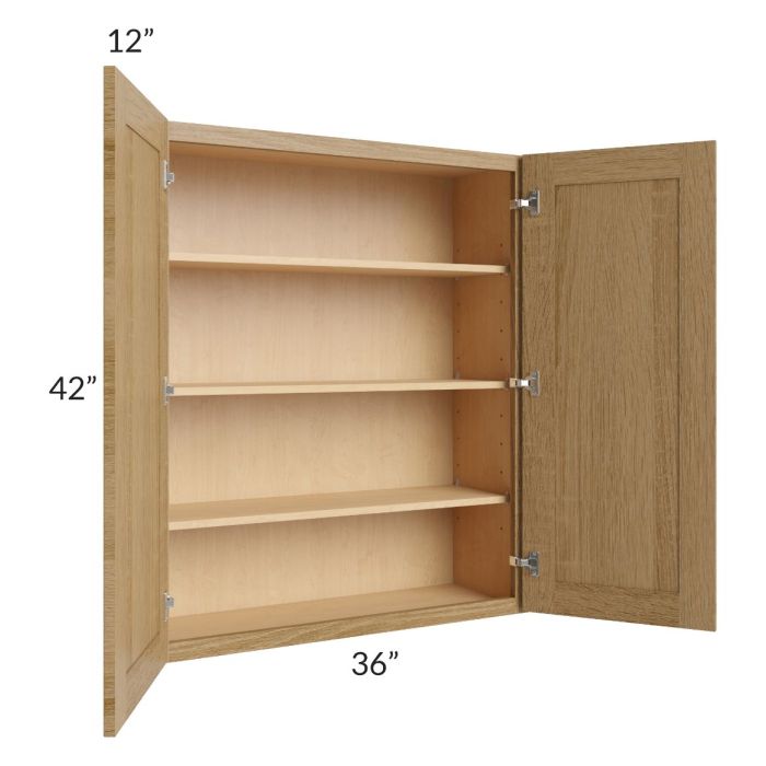 Catalina Toffee 36x42 Wall Cabinet