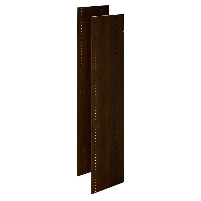 Vertical 72 Inch Panels for Added Closet Organization and Storage Solutions Compatible with Easy Track Closet Systems