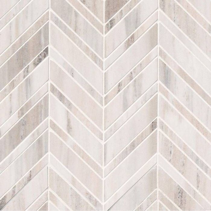 Palisandro Chevron Polished Mosaic Tile