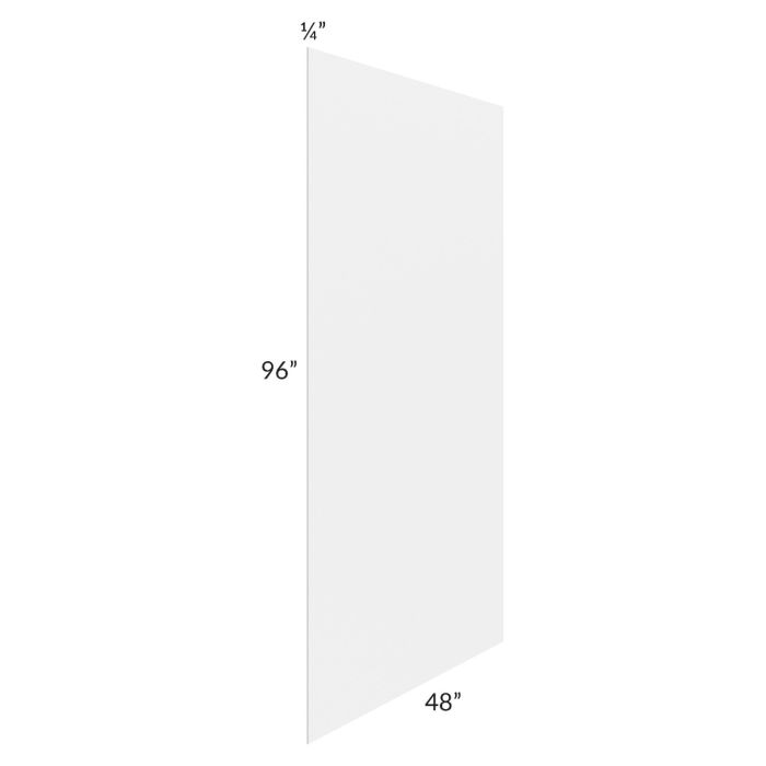 Midtown White Shaker 4 x 8 Back Panel (1/4" Thick)