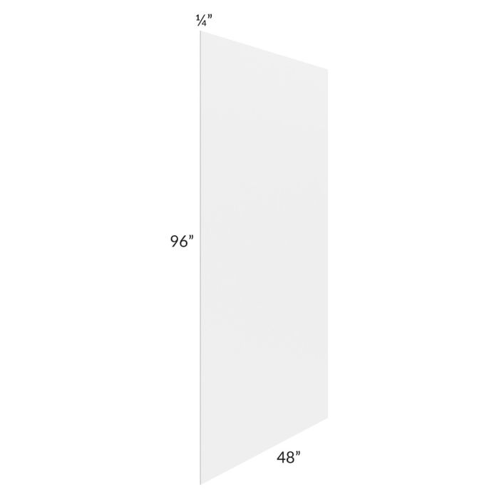Gramercy White 4 x 8 Back Panel (1/4" Thick)