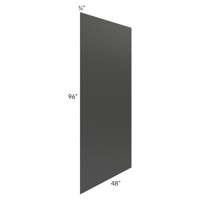Midtown Black Shaker 4 x 8 Back Panel (1/4" Thick)