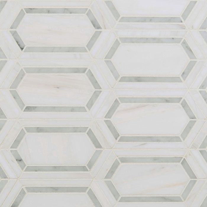 Pavilion Picket Polished Mosaic Tile