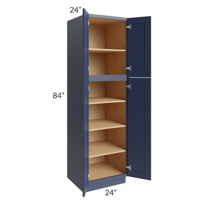 Bayville Blue 24x84 Wall Pantry Cabinet