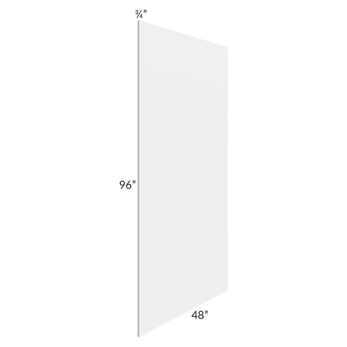 Gramercy White 3 x 8 Back Panel (3/4" Thick)