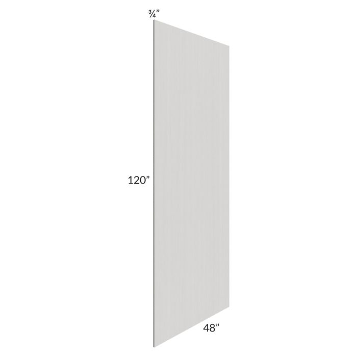 Midtown Light Grey Shaker 48 x 120 Back Panel (3/4" Thick)