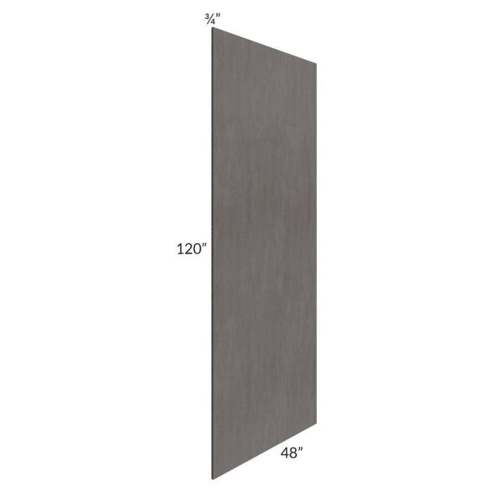 Salem Dark Grey 48 x 120 Back Panel (3/4" Thick)