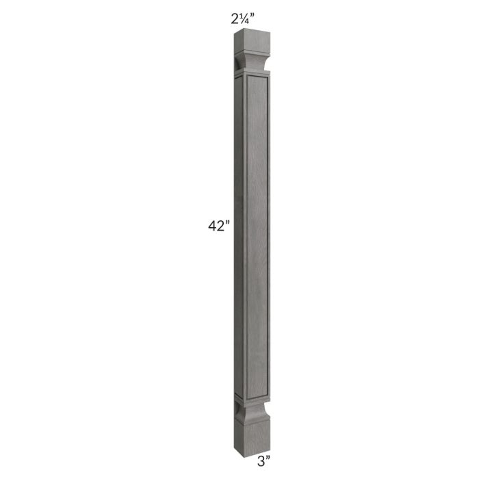 Providence Slate Grey Decorative Half Leg