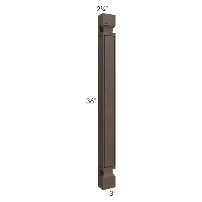 Tuscan Kona Brown 36" Wall Plain Pilaster