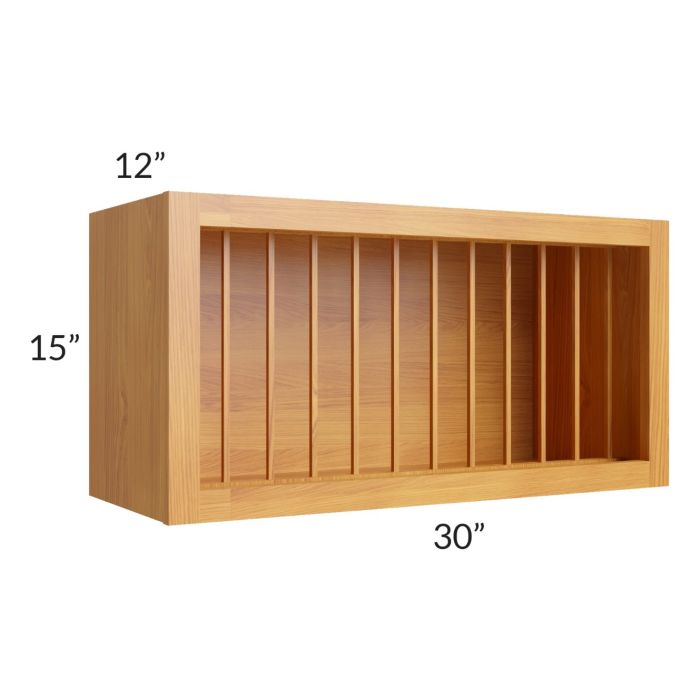 Royal Oak 30x15 Plate Rack Cabinet