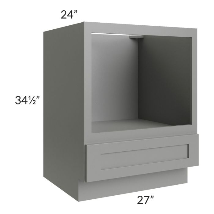 Shale Grey Shaker 27" Base Microwave Cabinet