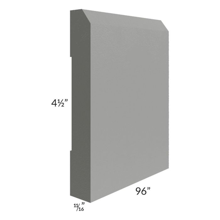 Shale Grey Shaker 8' Decorative Base Molding