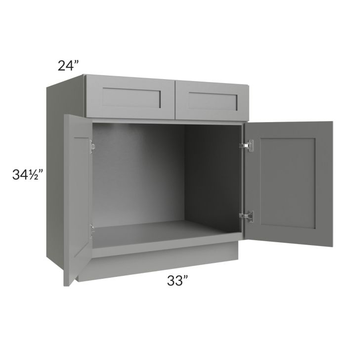 Shale Grey Shaker 33" Sink Base
