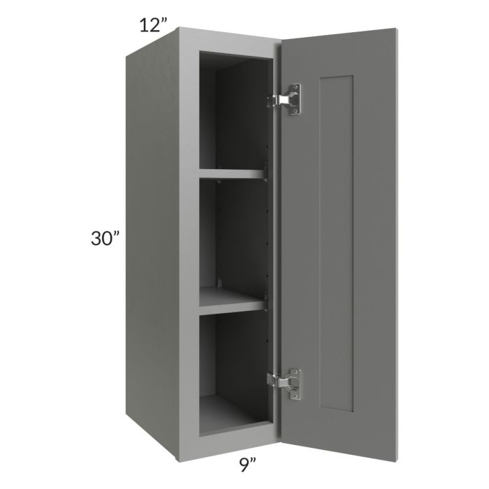 Shale Grey Shaker 09x30 Wall Cabinet