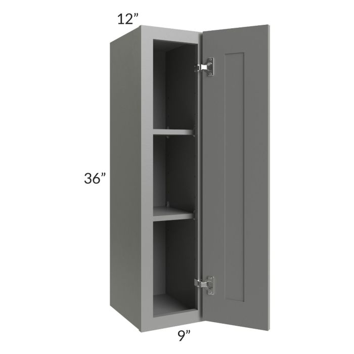Shale Grey Shaker 09x36 Wall Cabinet